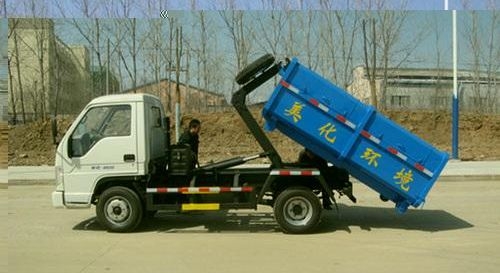 福田勾臂式垃圾車(chē)☆4方