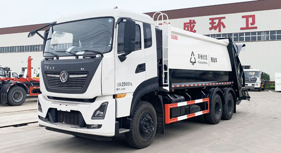 東風(fēng)天龍25噸級壓縮式垃圾車