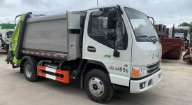 江淮4方壓縮式垃圾車☆藍牌