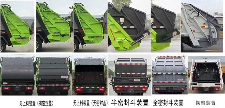 帝王環(huán)衛(wèi)牌HDW5041ZYSB6型壓縮式垃圾車