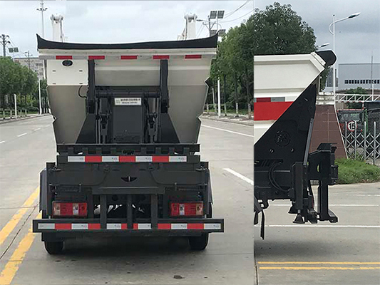 長安高位自卸垃圾車-后單輪